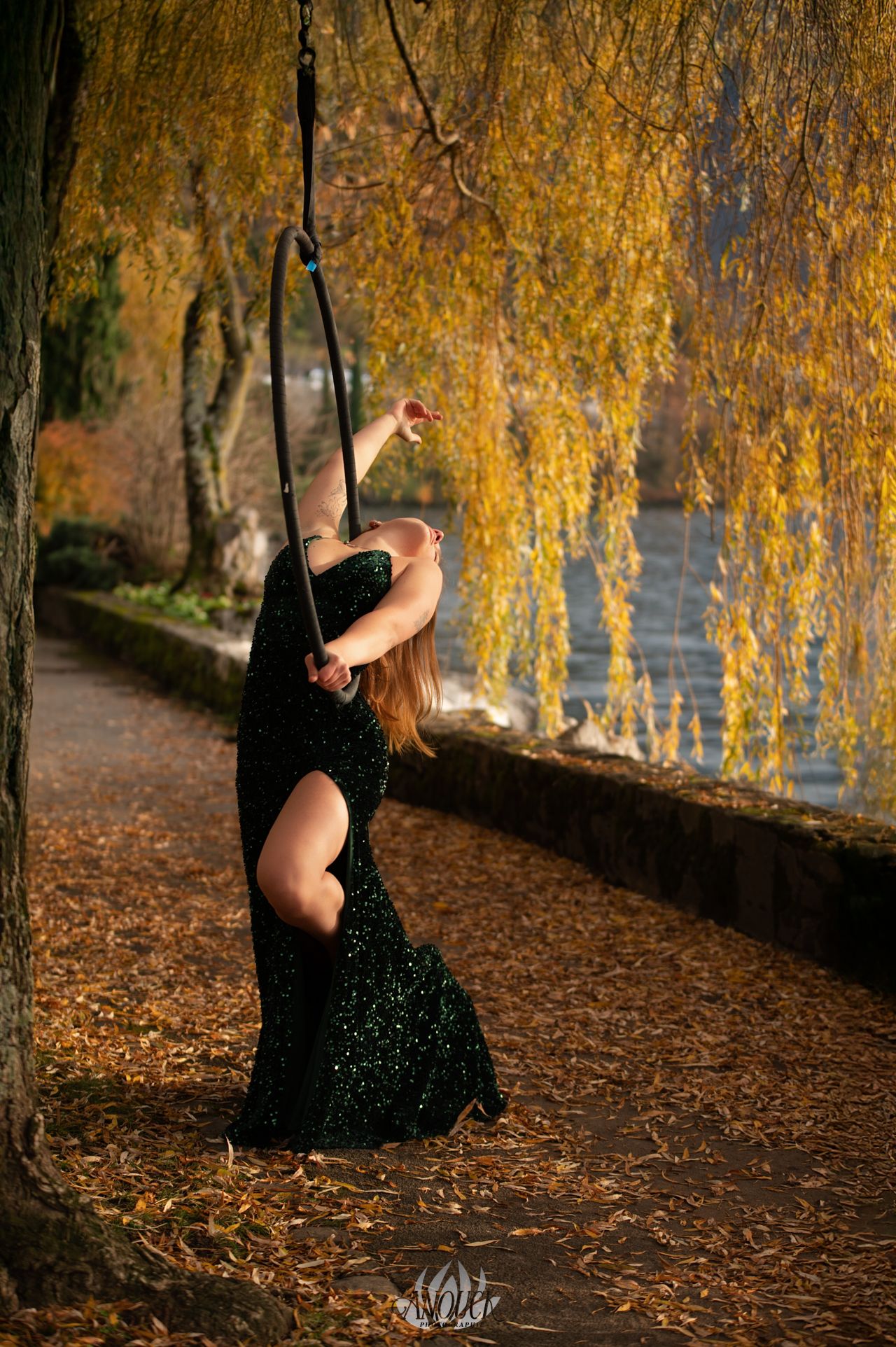 Portrait artistique en extérieur réalisé en Suisse romande