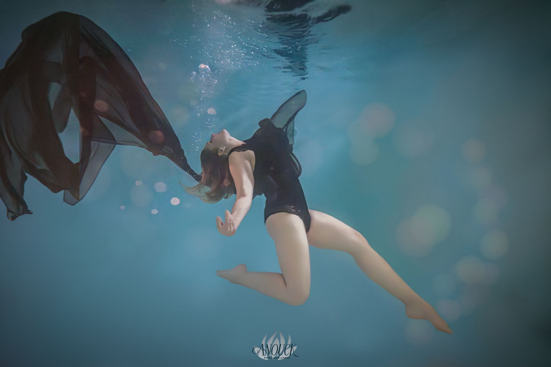 Portrait artistique sous l'eau en Suisse Romande