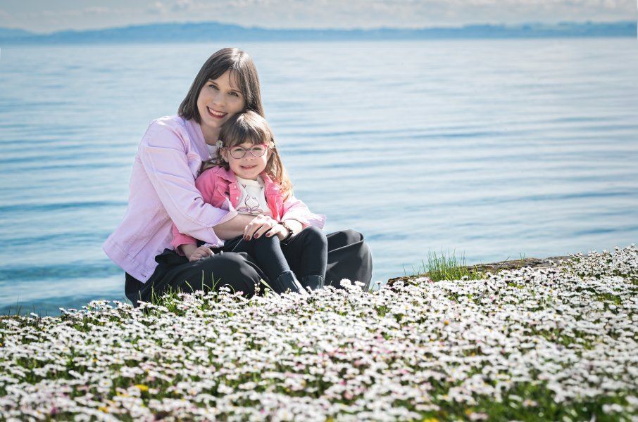 Portrait famille en lumière naturel