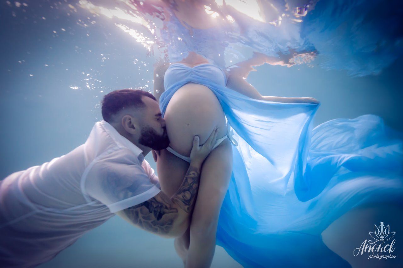 Séance de photographie aquatique réalisée en Suisse Romande